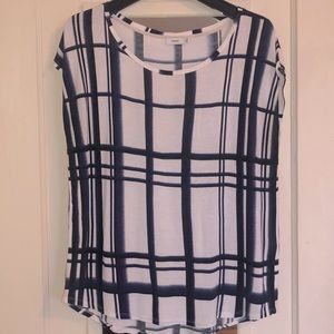 Vince Window Pane Tee Size S